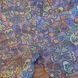 Beautiful lilac shorts with butterflies